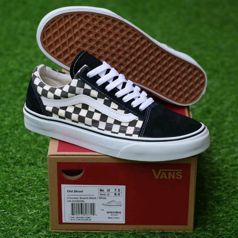 SEPATU VANS AUTHENTIC KOTAK CATUR OLDSKOOL ERA SK8 PREMIUM BNIB IFC DT