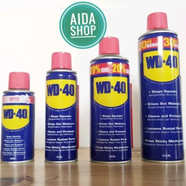 BEST Cairan Semprot WD40 120 ml 412 ml Pelumas Pembersih Pelindung