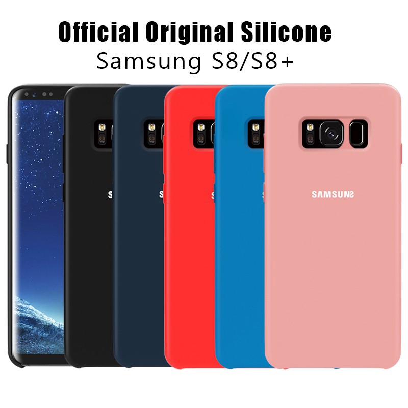 Jual Official Original Silicone Real Liquid Case Samsung Galaxy S8 Plus Cover Samsung S8 S8+ Casing | Shopee Indonesia