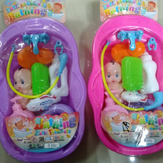 Jual Mainan Anak Bak Mandi Bayi Besar Dan Kecil / Baby Bath Up | Shopee Indonesia