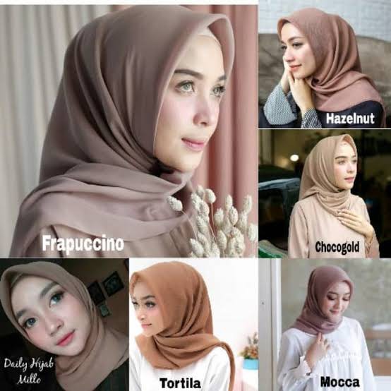 Inspirasi 27+ Hijab Bella SQUARE Warna Putih