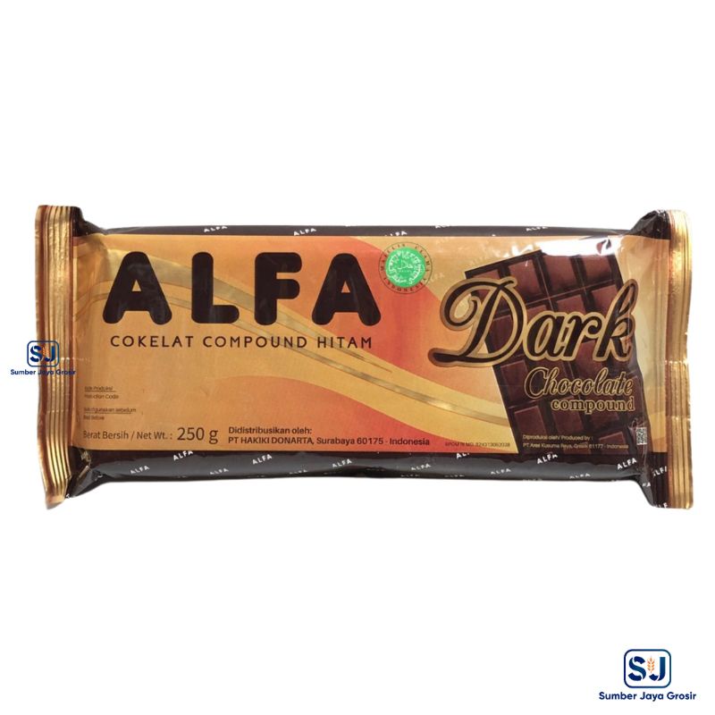 Jual Cokelat Batangan Alfa (Dark Chocolate Compound) 250 Gr | Shopee Indonesia