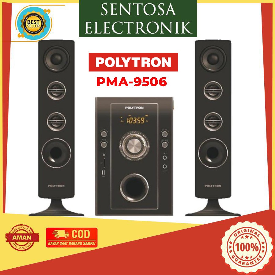 Jual Speaker POLYTRON PMA 9506 Speaker Multimedia Bluetooth Karaoke