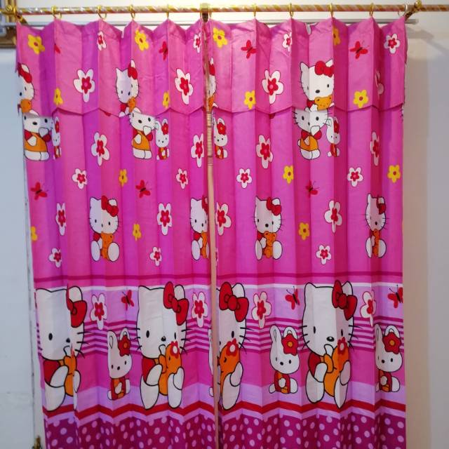 Tirai Hello Kitty Murah / Jual Produk Gorden Tirai Hello
