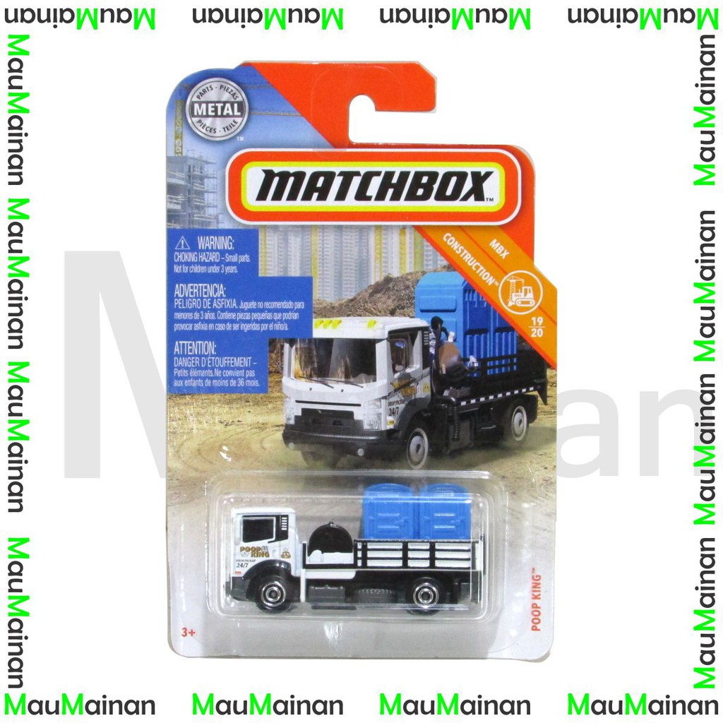 Jual Matchbox Poop King Truck Matchbox Truck Diecast Matchbox