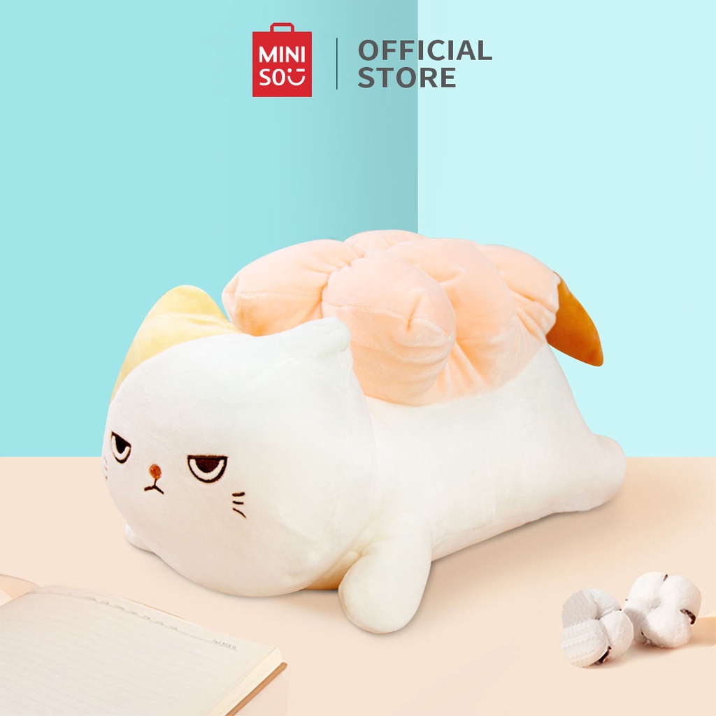 Jual Miniso Boneka Lucu Mainan anak Sushi cat plush toy Boneka Bantal
