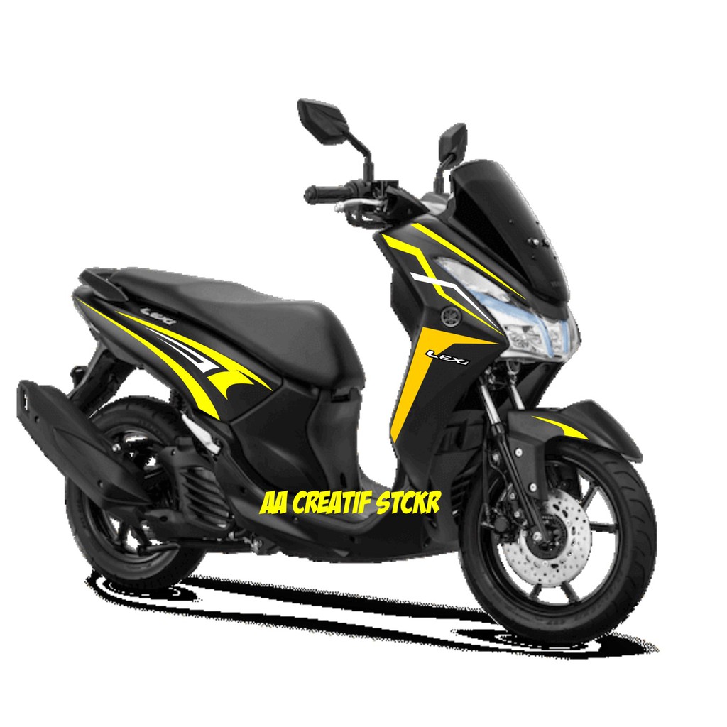 30+ Ide Modifikasi Stiker Yamaha Lexi Aneka Stiker Keren