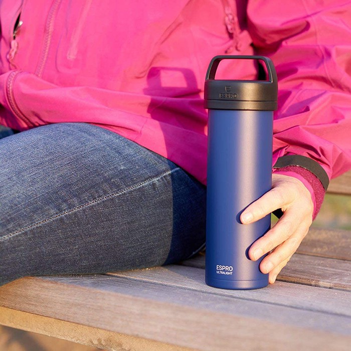 Espro Ultralight Coffee Travel Press Blue