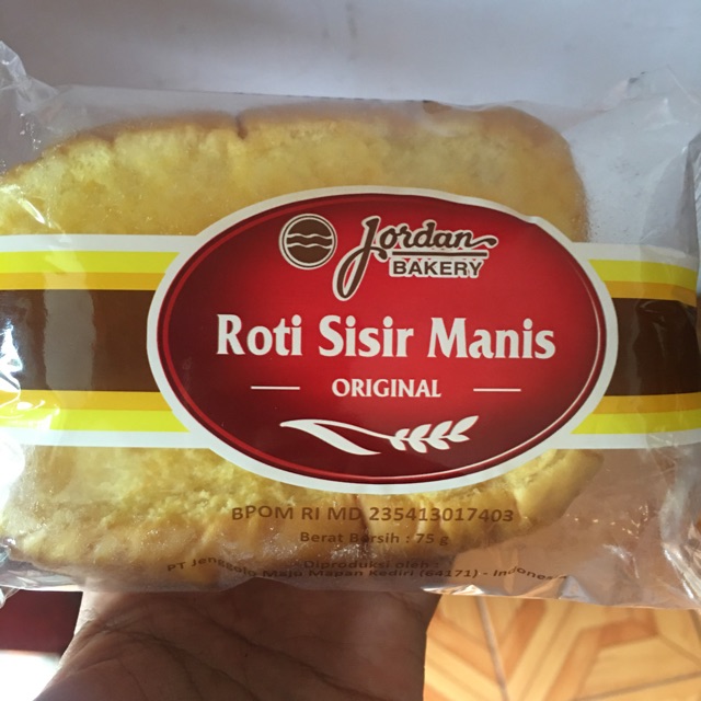 Jual Roti sisir manis original jordan bakery bread enak empuk mentega