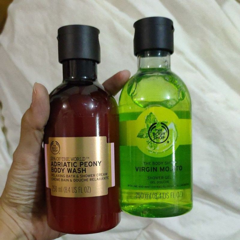Jual The Body Shop Virgin Mojito/Adriatic Peony Shower Gel 250ml