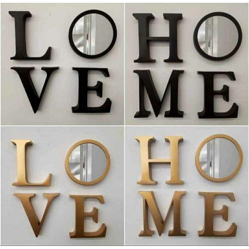 Jual home atau love wall decor informa / pajangan dinding informa