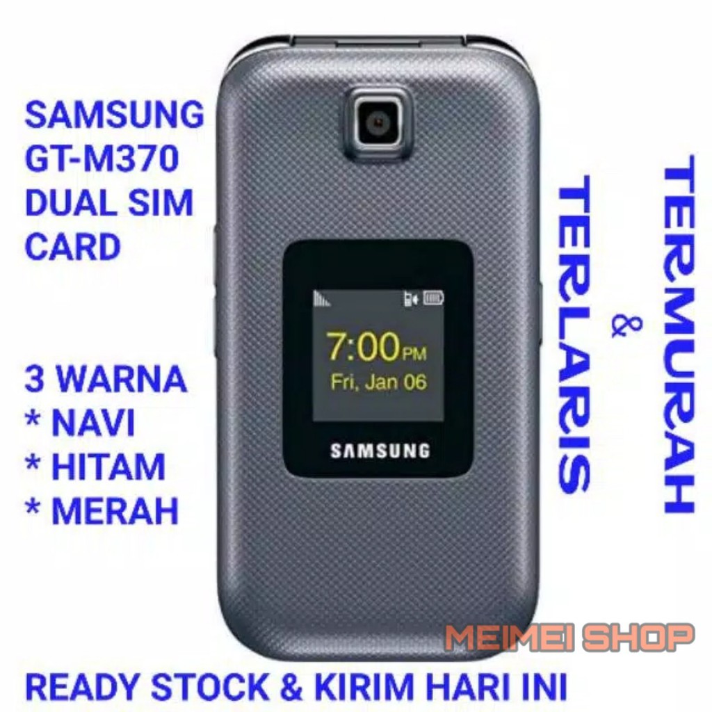 SAMSUNG LIPAT GTM370 DUAL SIM GARANSI SAMSUNG FLIP SAMSUNG JADUL