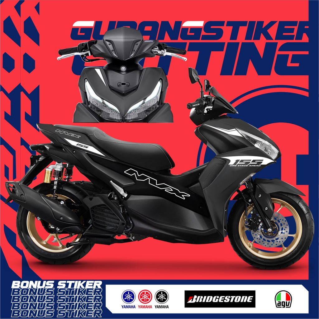Jual STRIPING CUTTING YAMAHA AEROX EDISI NVX STIKER AKSESORIS SEPEDA MOTOR Shopee Indonesia