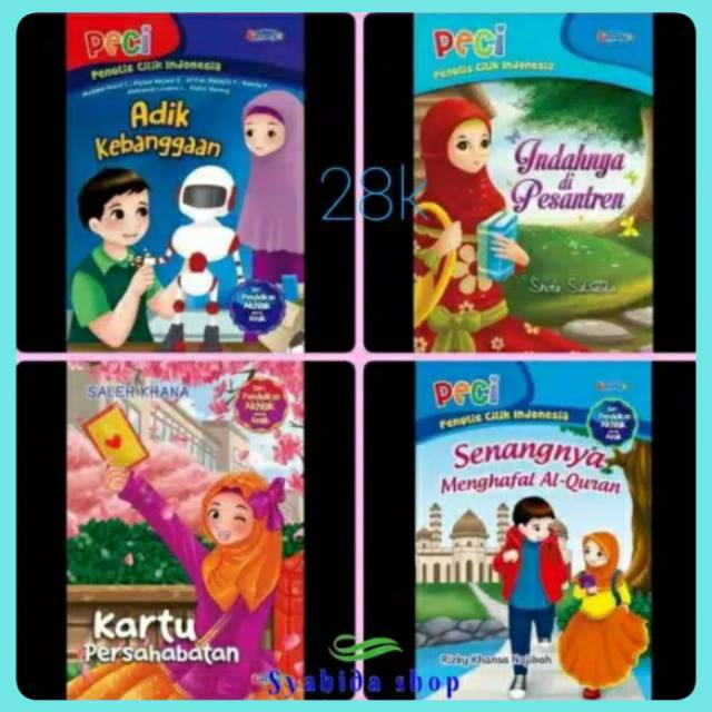 Indiva Kumpulan Buku PECI Cerita Anak Novel Islami Cerpen Murah Cerita  pendek | Shopee Indonesia