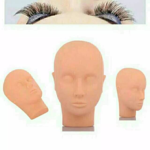 Jual MANNEQUIN KEPALA EYELASH HEAD MANEKIN EYELASH EXTENSION MAKEUP