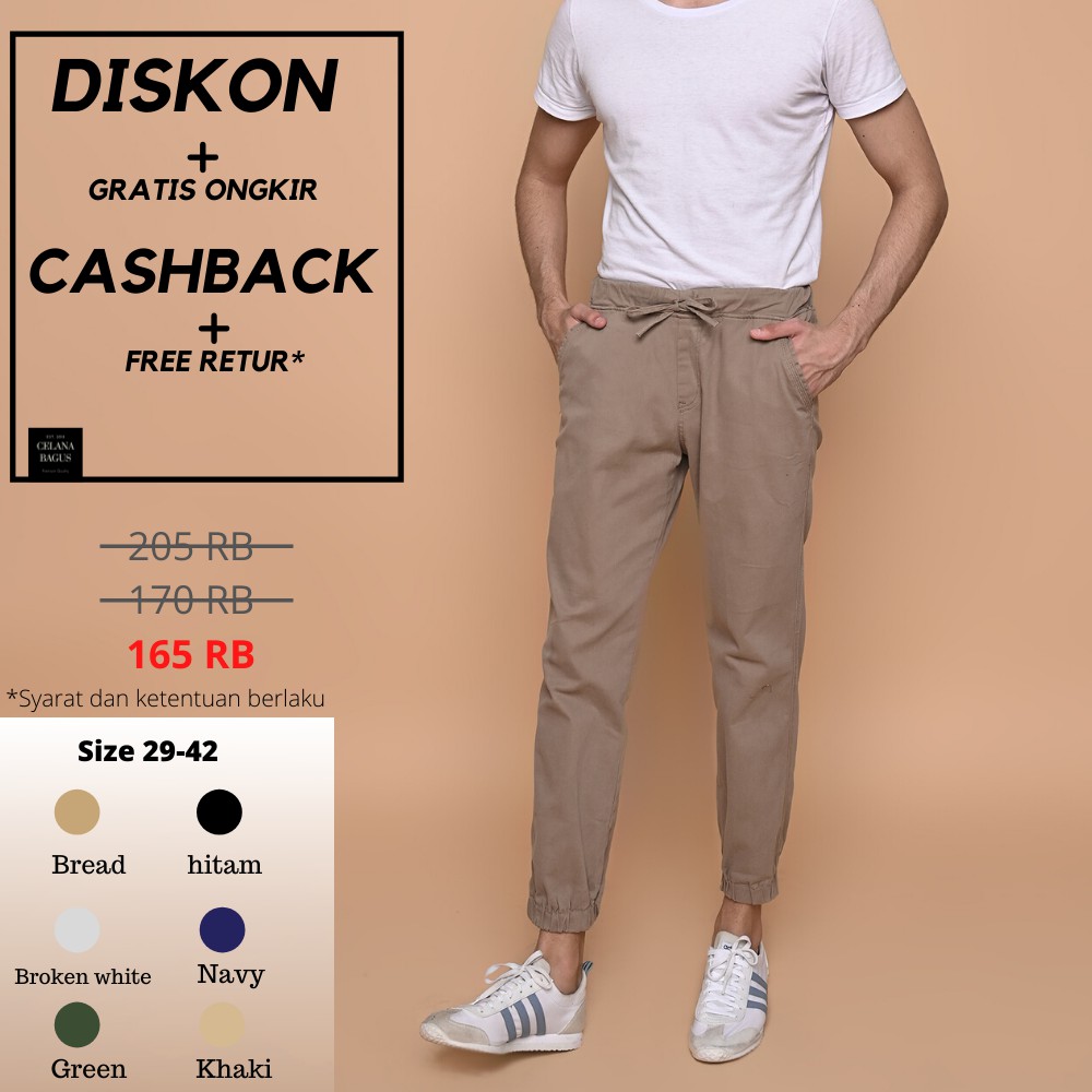 Celana Jogger joger Big Size pria Wanita UNISEX laki cowok panjang