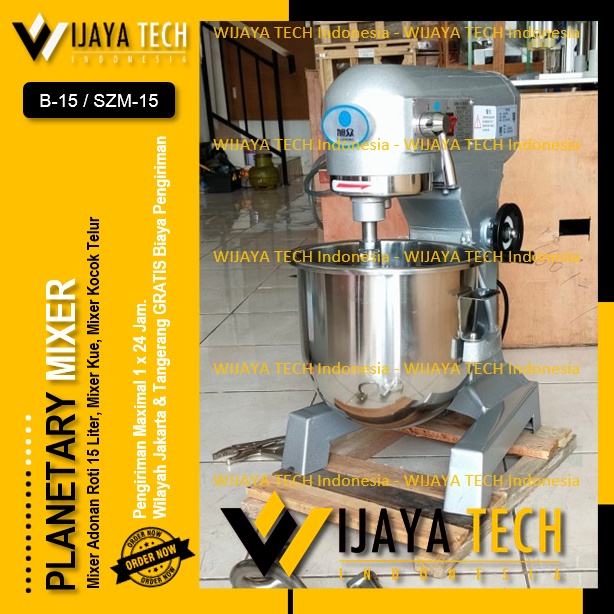 Jual Mixer 15 Liter B15 Mixer Adonan Roti 15L SZM15 Mixer Kue Mixer Kocok Telur 15 L