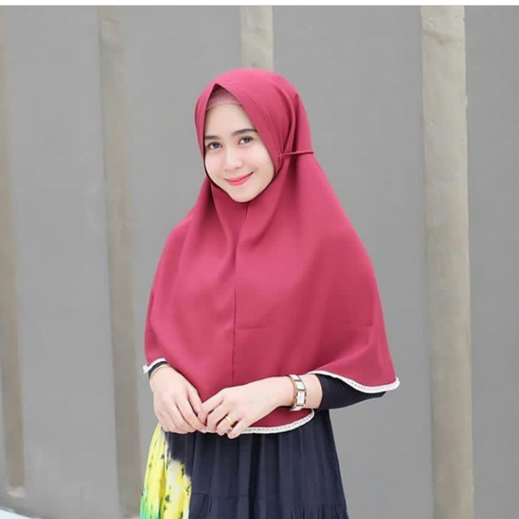 View Kerudung Instan Renda Bawah Pics Hijab Instan