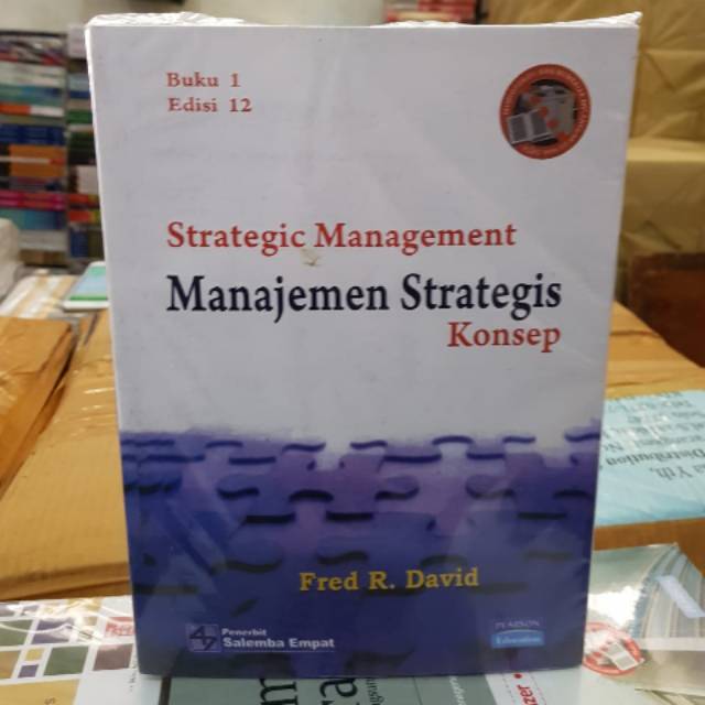 Manajemen Strategis edisi 12 buku 1 by Fred R David Shopee Indonesia