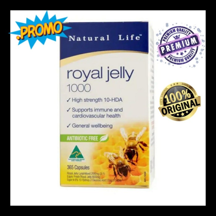 Jual MENOPAUSEOBAT ROYAL JELLY NATURAL LIFE 1000MG (365 CAPSULES