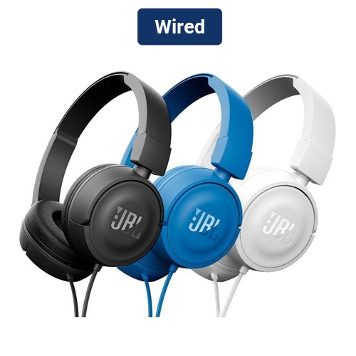 JBL T450 Foldable Wired OnEar Headphones / Headset with