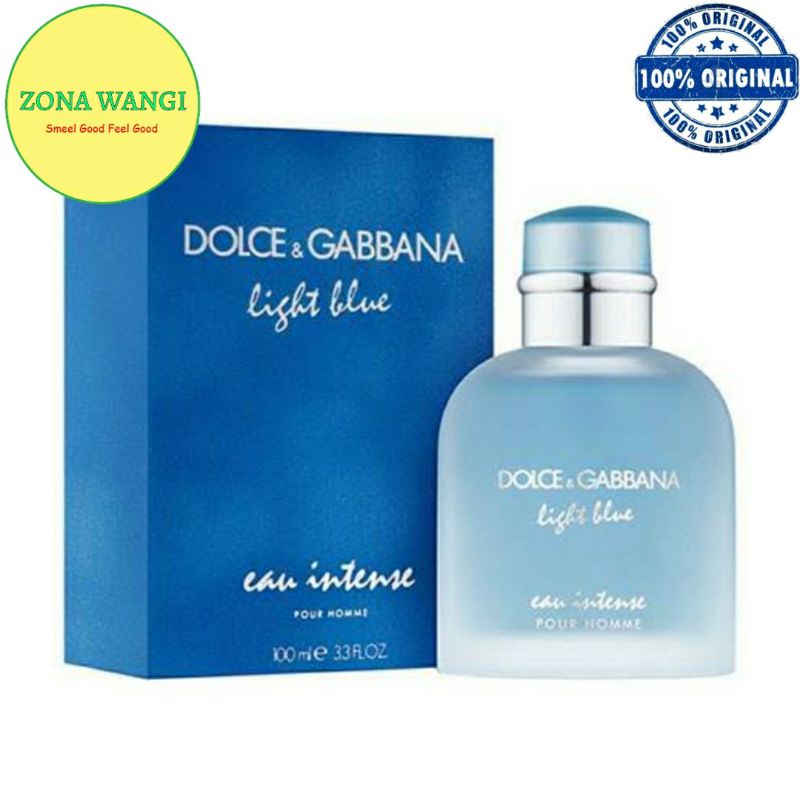 Jual Parfum Original - Dolce Gabbana Light Blue Eau Intense Man | Shopee Indonesia