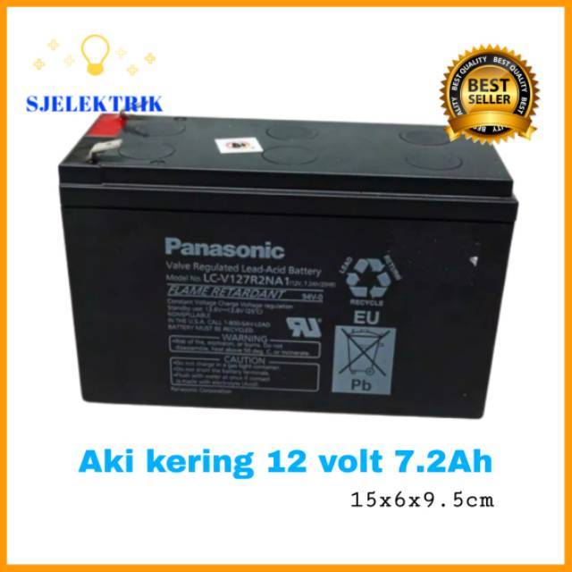 Aki Kering Accu Kering 12v 12 v 12volt 12 volt 7.2Ah Merk