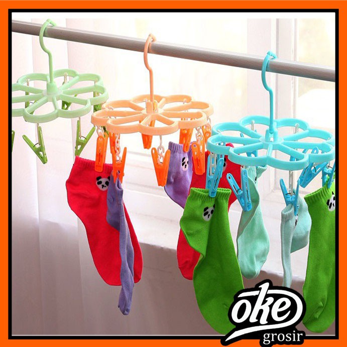 OKEGROSIR HANGER JEPIT GANTUNGAN KAOS KAKI Shopee Indonesia