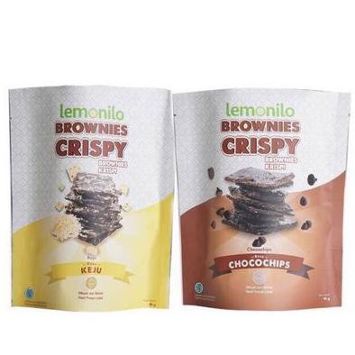 Jual Brownies Crispy Lemonilo 40G Rasa Coklat Dan Keju - Coklat | Shopee Indonesia