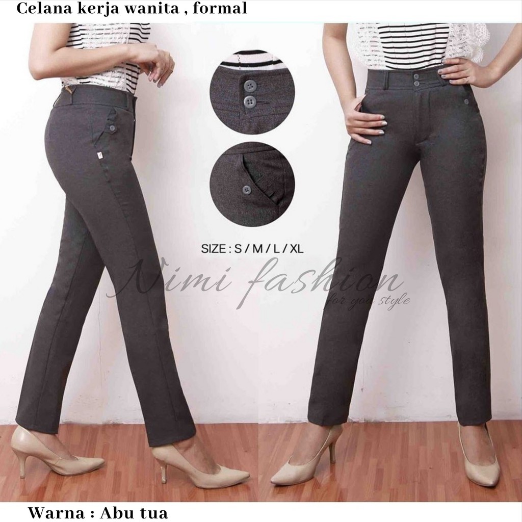25+ Jenis Celana Panjang Wanita Kantoran