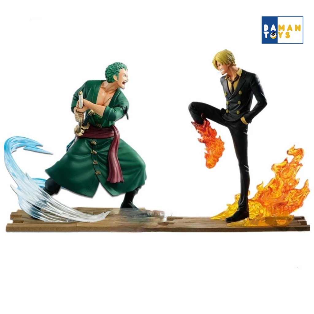 Jual Action Figure Anime One Piece Roronoa Zoro Sanji Shopee Indonesia