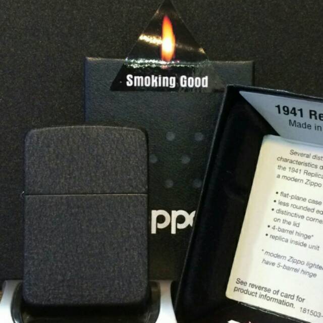 Jual Zippo 1941 black crackle 28582 Shopee Indonesia