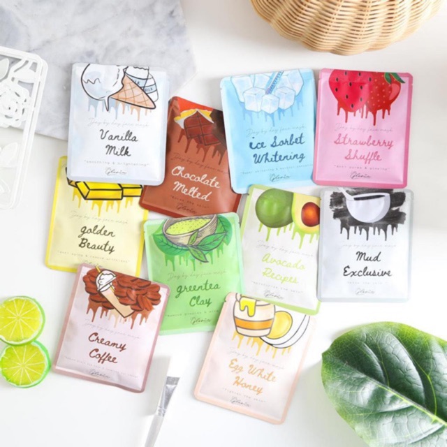 BPOM 20 Gram Masker Bubuk by Lea Gloria 10 Varian