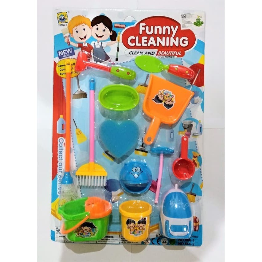 Jual Mainan Funny Cleaning Home - Mainan Anak Bersih Bersih ( 666-1 ) | Shopee Indonesia