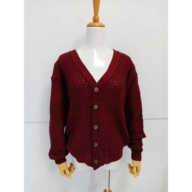 Cardigan rajut Shopee Indonesia