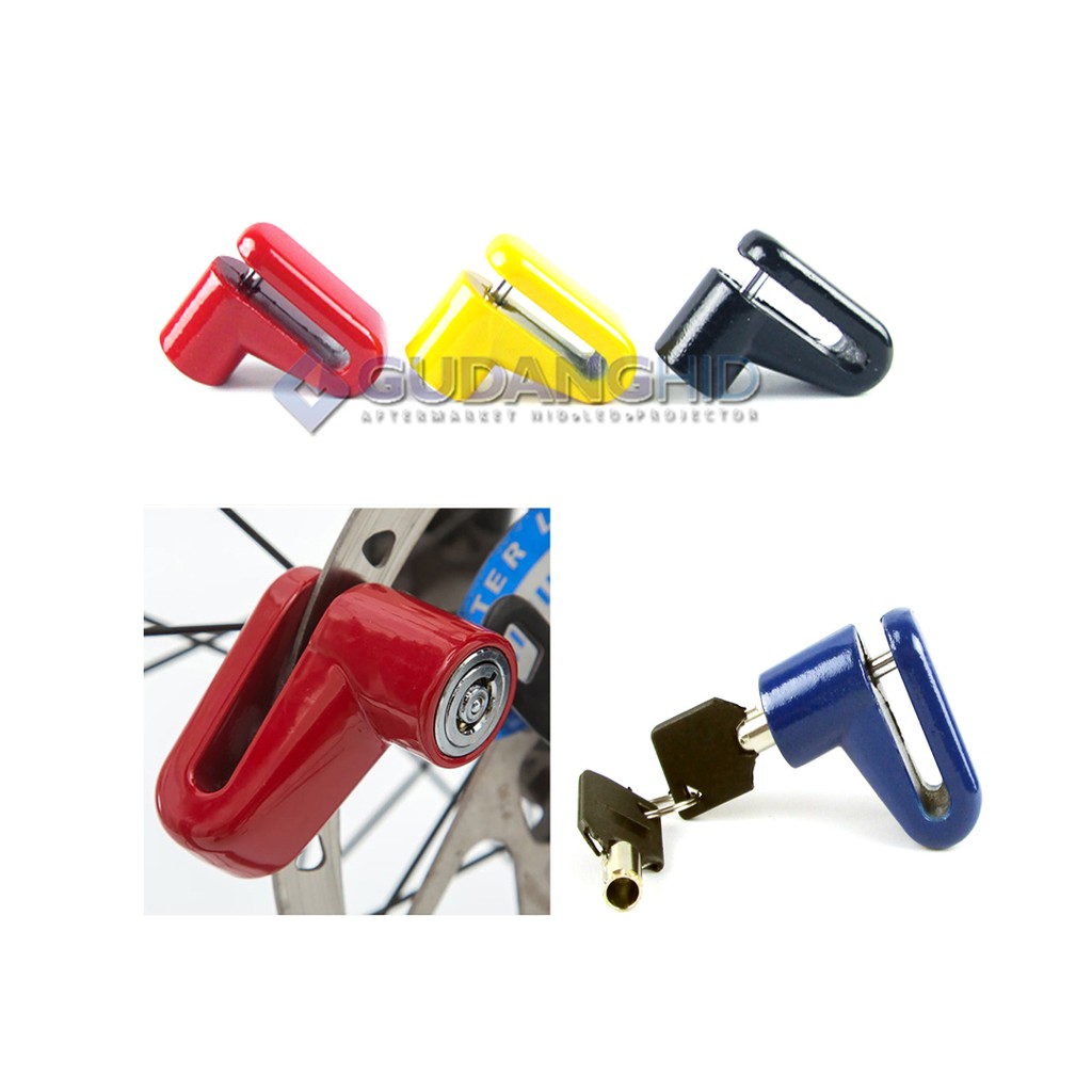 Gembok Cakram Motor Disc Lock Kunci Gembok Sepeda Motor
