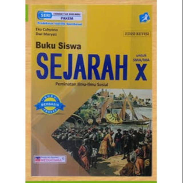 Buku Siswa Sejarah Peminatan Kelas X Mediatama Shopee