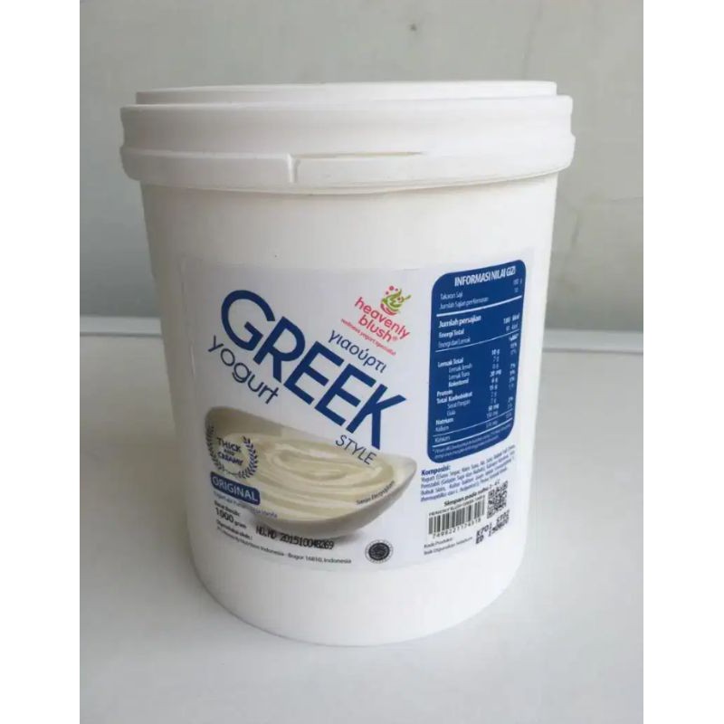 GREEK YOGURT PLAIN 1000GR Shopee Indonesia