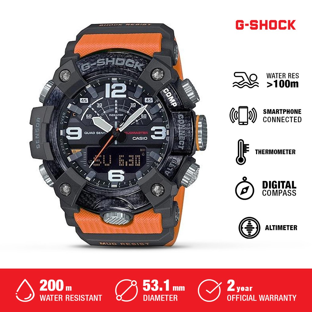 Jual Big Sale Casio G-Shock Mudmaster Jam Tangan Pria Gg-B100-1A9Dr Waterproof | Shopee Indonesia
