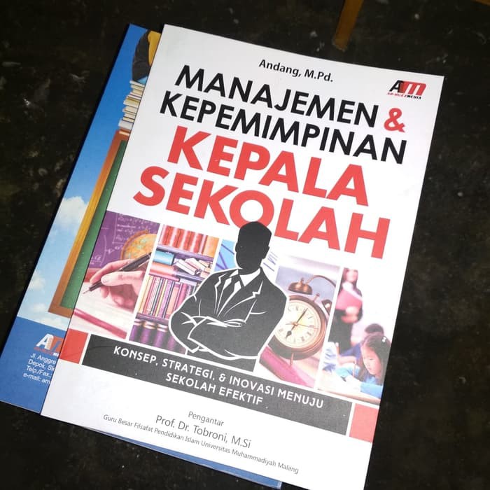 Buku Manajemen & Kepemimpinan Kepala Sekolah Andang M.Pd Shopee