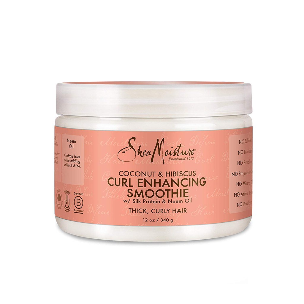 Jual Shea Moisture Coconut & Hibiscus Curl Enhancing Smoothie | Shopee Indonesia