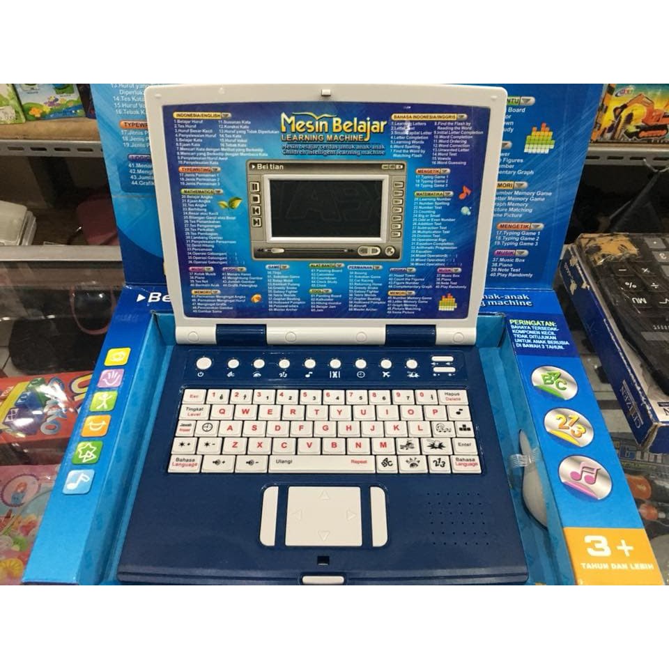 Jual Special Mainan Anak Laptop Multifungsi 2 Bahasa | Shopee Indonesia