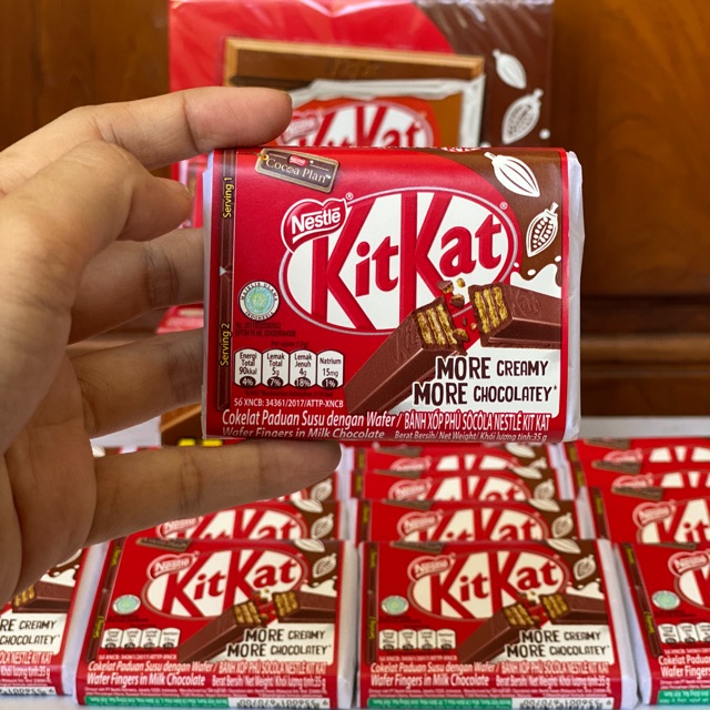 Jual Coklat Kit Kat 4F 35Gr / Kit Kat Nestle 35Gr / Kitkat Besar / Kit Kat Coklat / Coklat /Coklat Murah | Shopee Indonesia