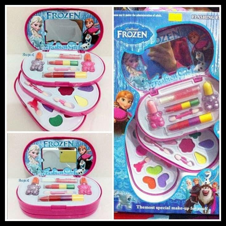 Jual Terbaru Termurah Terlaris Mainan Anak Perempuan Make Up Set Frozen 3 Susun Mainan An | Shopee Indonesia
