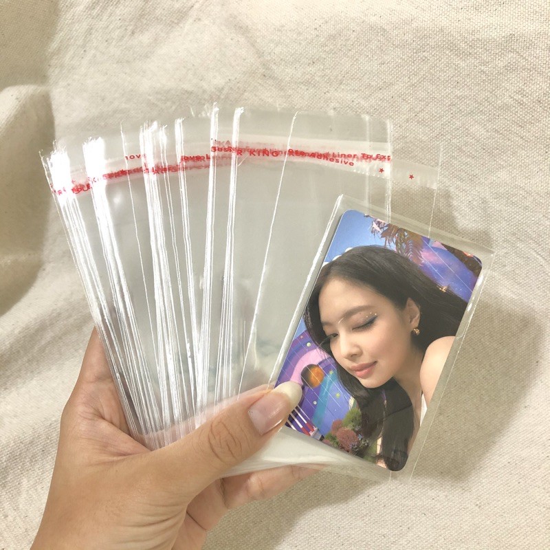 Jual INNER SLEEVE PHOTOCARD PLASTIK PHOTOCARD SEAL / ADA LEM