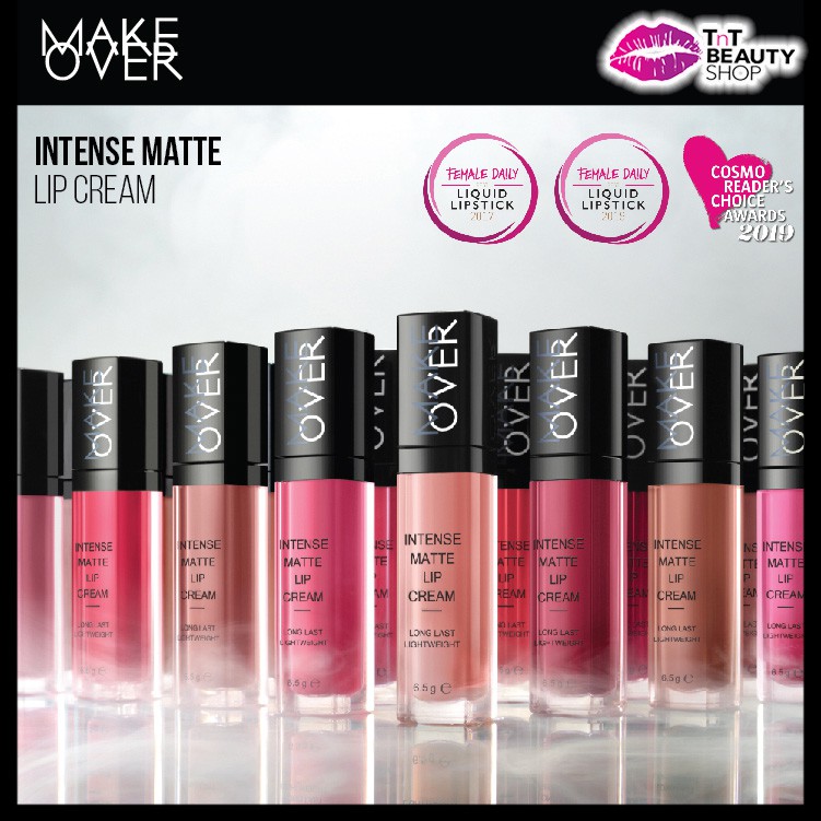 (Color 1 20) Make Over Intense Matte Lipcream Makeover