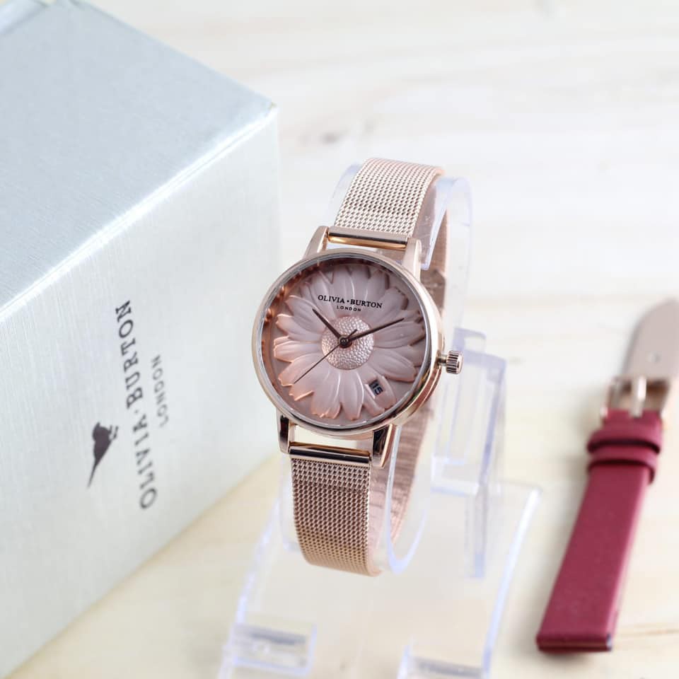 Jual JAM TANGAN OLIVIA BURTON PASIR PAKET 3.2CM Shopee Indonesia