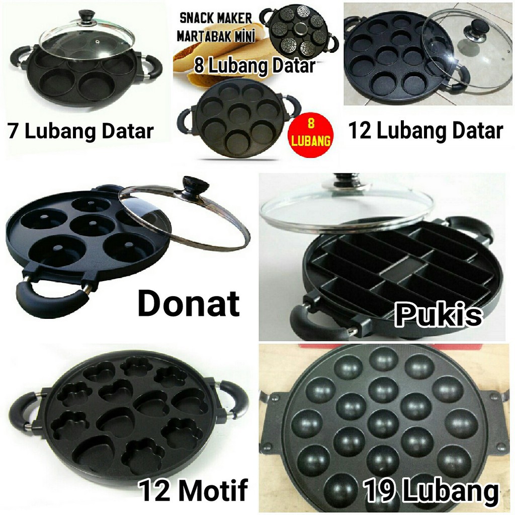 CETAKAN TAKOYAKI 19 LUBANG LEBIH BANYAK PANCI ANTI LENGKET