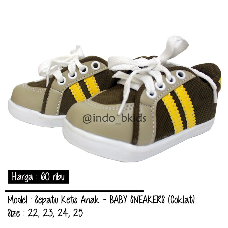 Jual Sepatu Anak Bayi - Sneakers Baby (Size 22 - 25) | Shopee Indonesia