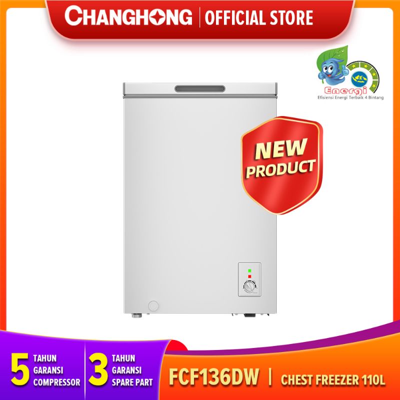 Jual Box Freezer / Chest Freezer Changhong FCF136DW Shopee Indonesia
